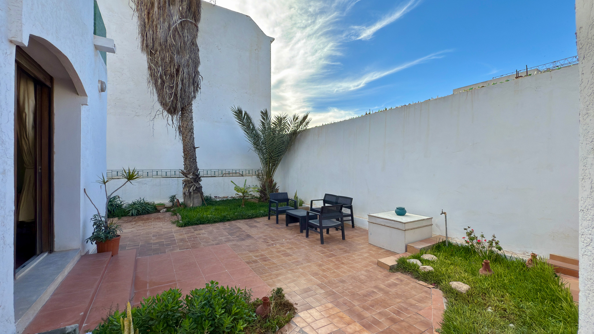 Vue extérieure terrasse